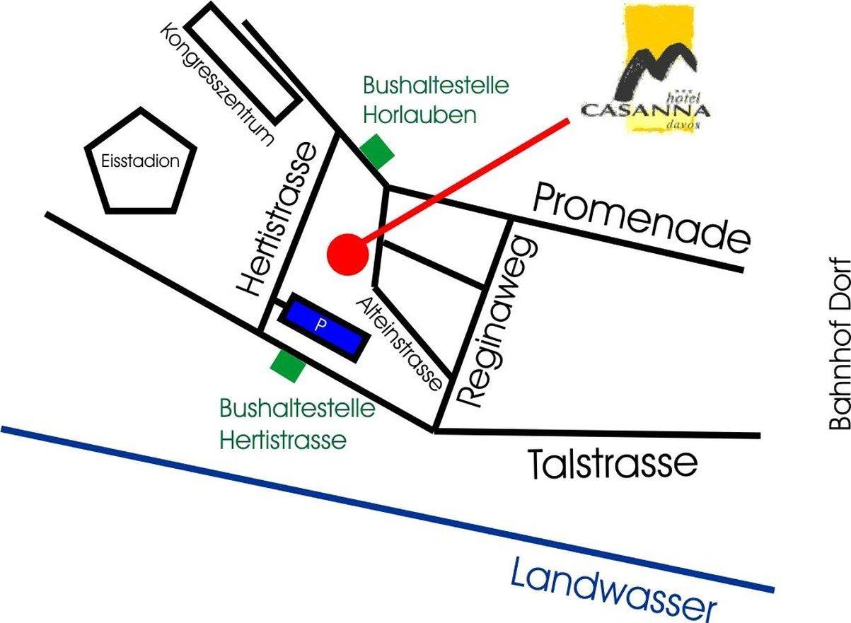 Casanna Hotel Davos City Center Екстер'єр фото